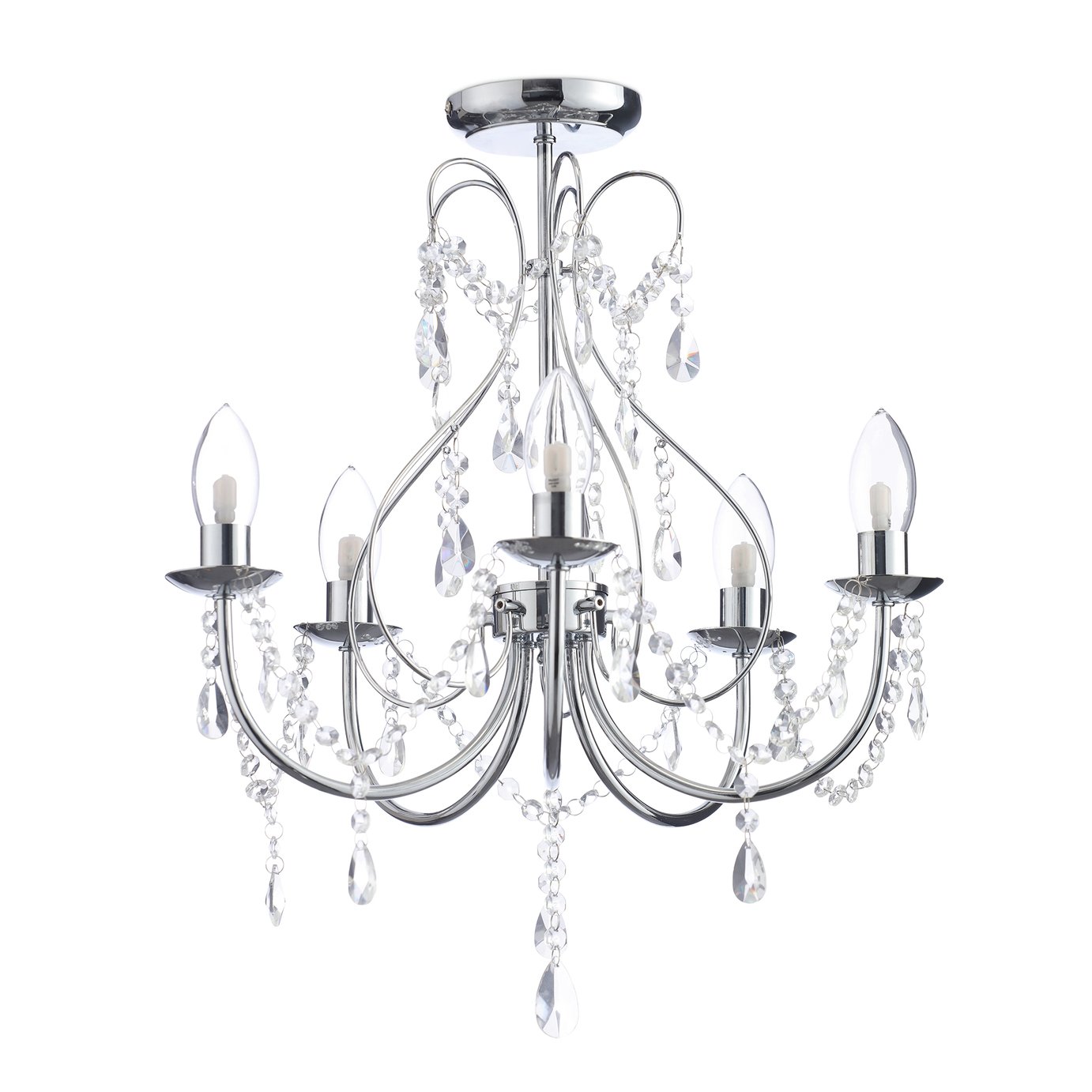 SPA 5 Light Bathroom Chandelier Review