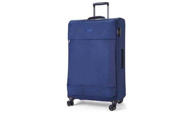 Rock 8 Wheel Soft Suitcase - Large, Navy