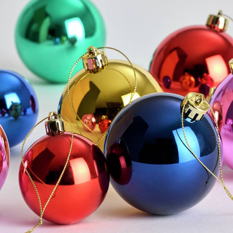 Habitat Pack of 49 Shatterproof Christmas Baubles 0