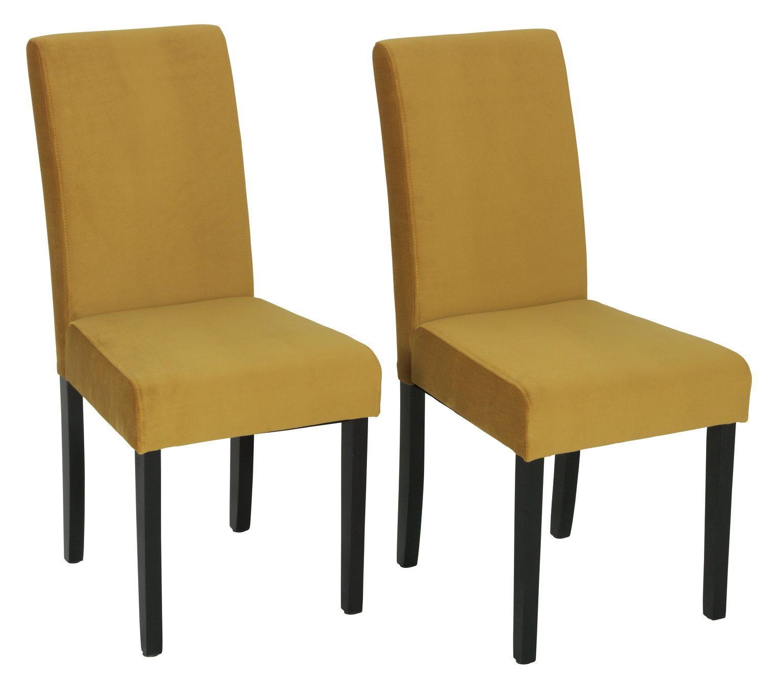 Argos Home Pair of Midback Velvet Dining Chairs Review