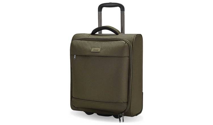 Rock 2 Wheel Soft Suitcase - Small, Green