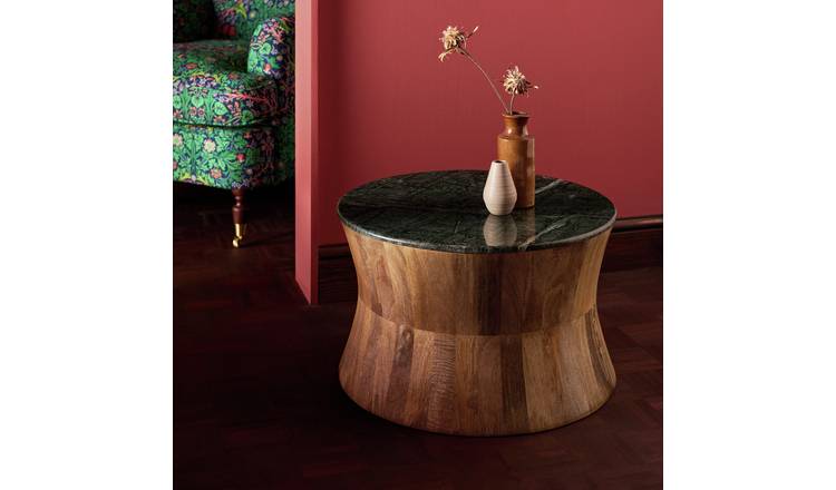 Habitat x Morris & Co. Marble Coffee Table - Natural