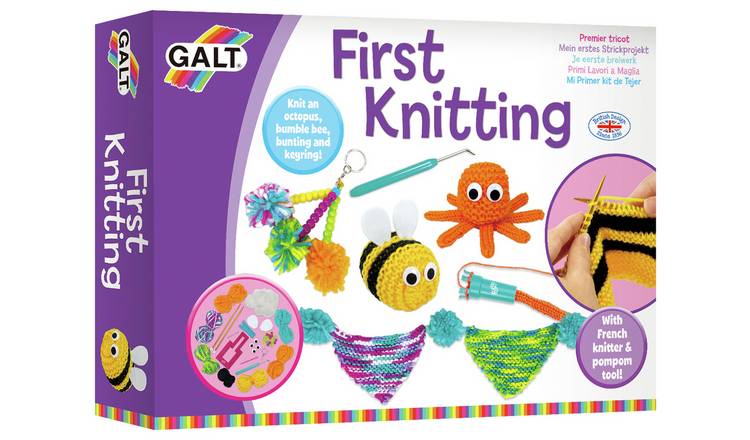 Galt First Knitting Craft Kit