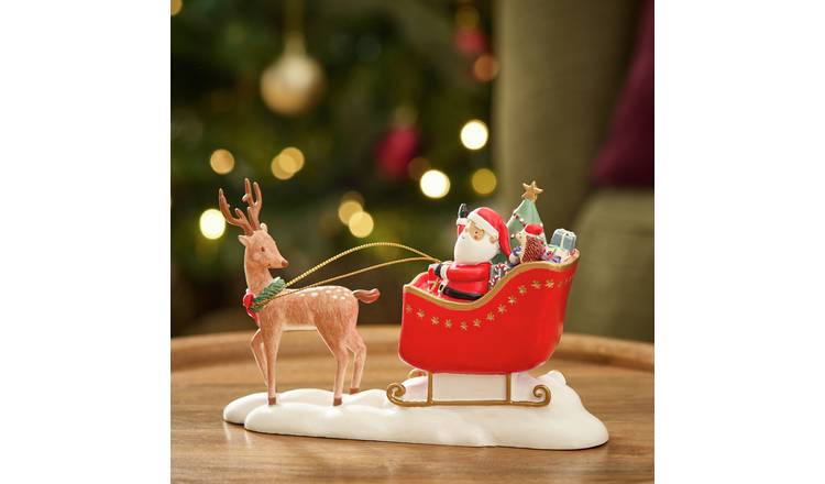 Argos Home Santa and Rudolf Christmas Table Decoration