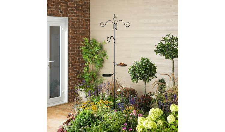 Mgfed Hanging Plant Bracket 6inch Metal Plant Hook Shepherds Hook Decorative Wall Plant Hanger For Hanging Lanterns, Bird Feeder, Flower Basket, Home