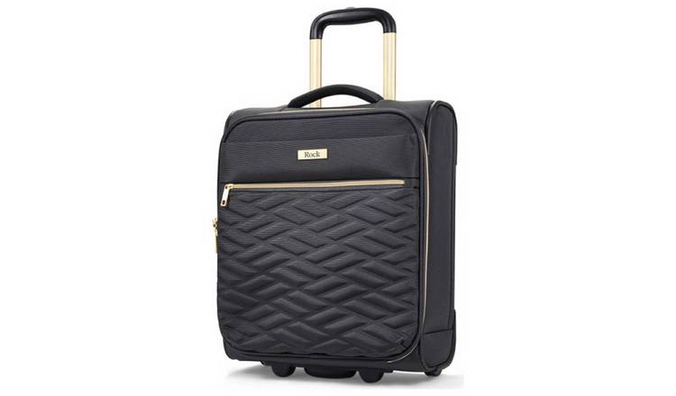 Rock 2 Wheel Soft Suitcase - Small, Charcoal
