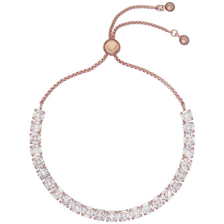 Ted Baker Rose Gold Plated Crystals Adjustable Bracelet 0