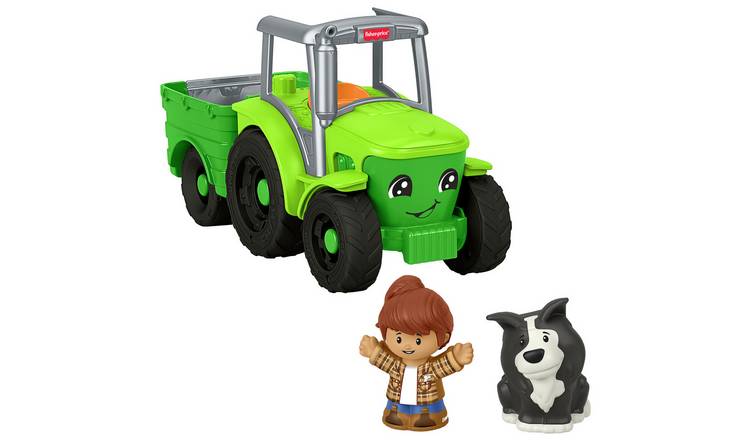 Fisher-Price Little People Push & Play Tractor Musical Toy