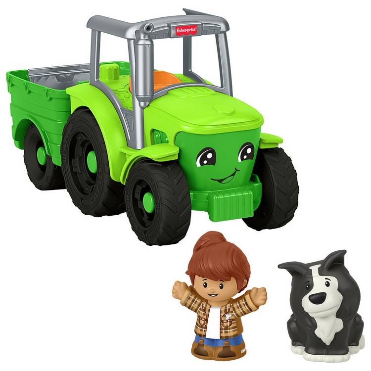 Fisher-Price Little People Push & Play Tractor Musical Toy 0