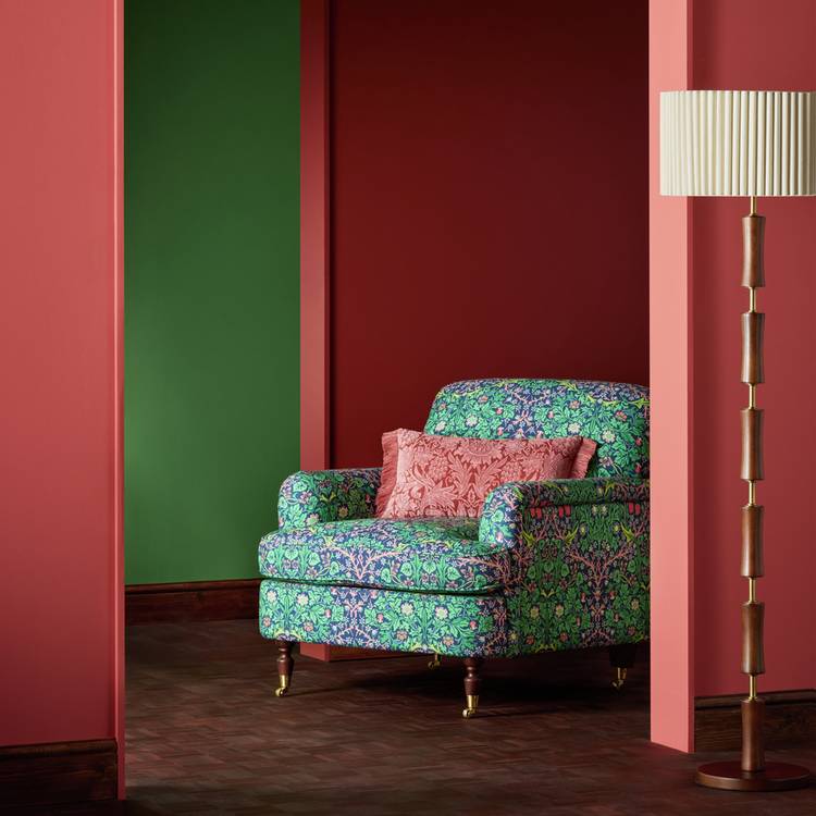 Habitat x Morris & Co. Merton Blackthorn Fabric Armchair 0