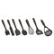 Home Silicone 8 Piece Utensil Set - Black