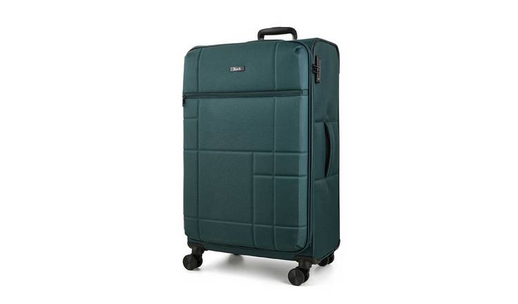 Rock 8 Wheel Soft Suitcase - Large, Green