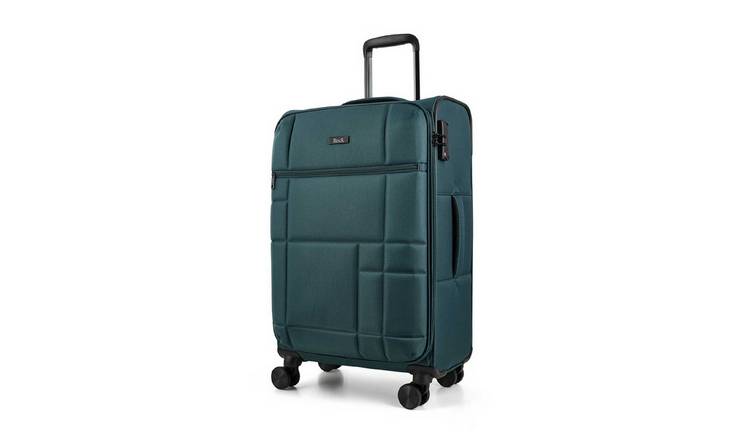 Rock 8 Wheel Soft Suitcase - Medium, Green