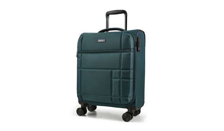 Rock 8 Wheel Soft Suitcase - Small, Green