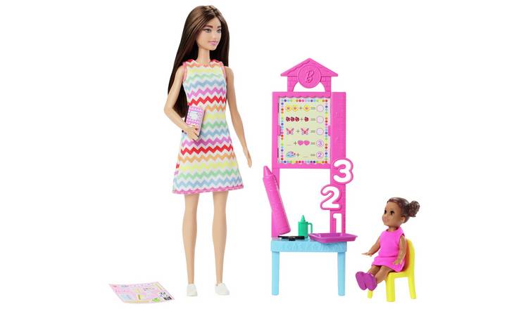 Barbie Teacher Doll playset with Fashion Doll & Accessories