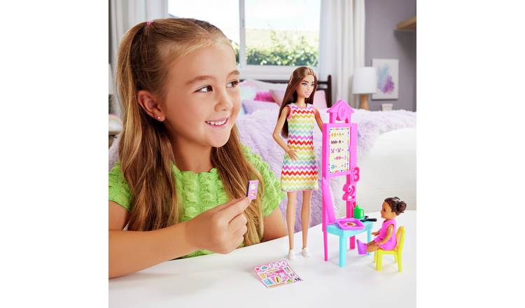 Buy Barbie Teacher Doll playset with Fashion Doll Accessories