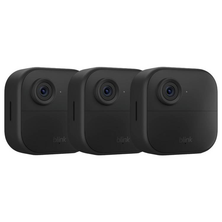 Blink Outdoor 4 HD Smart Security Camera System - Pack of 3 0