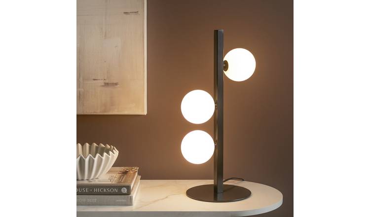 Habitat Archive Misil Metal Table Lamp - Black & Opal