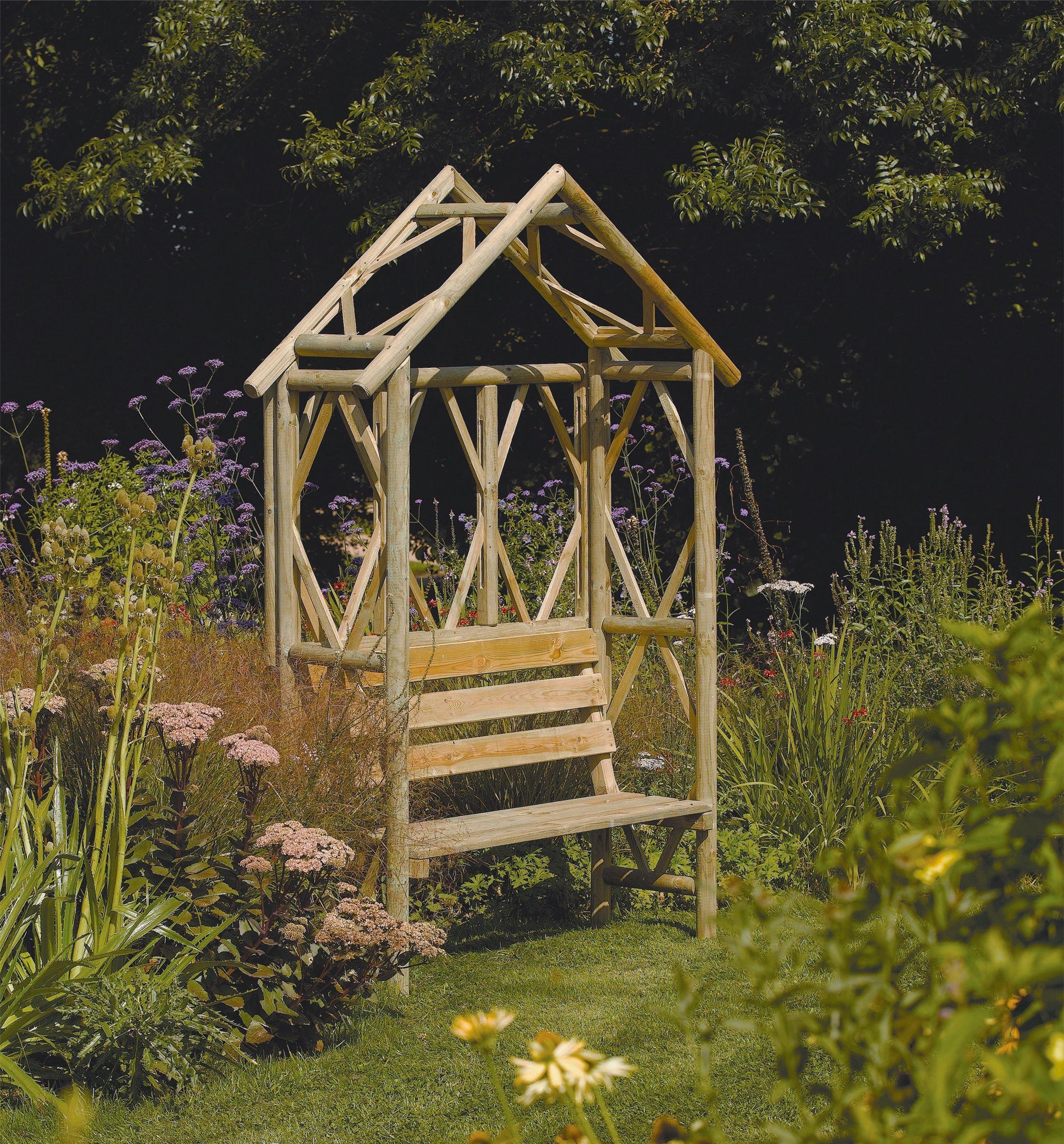 Rowlinson Garden Rustic Bench