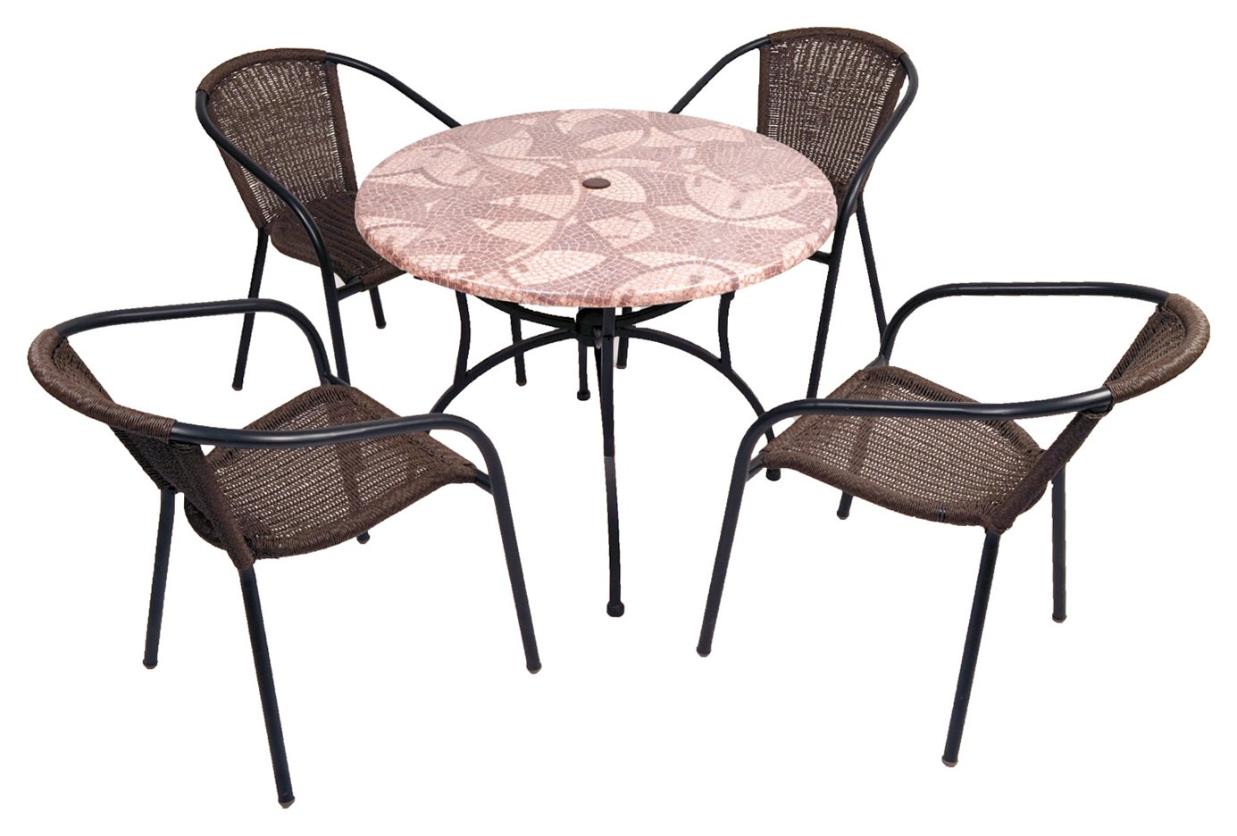 Europa Leisure Romano 4 Seater Metal Patio Set at Argos