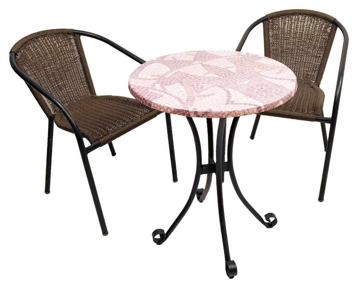 Europa Leisure Romano 2 Seater Metal Bistro Set