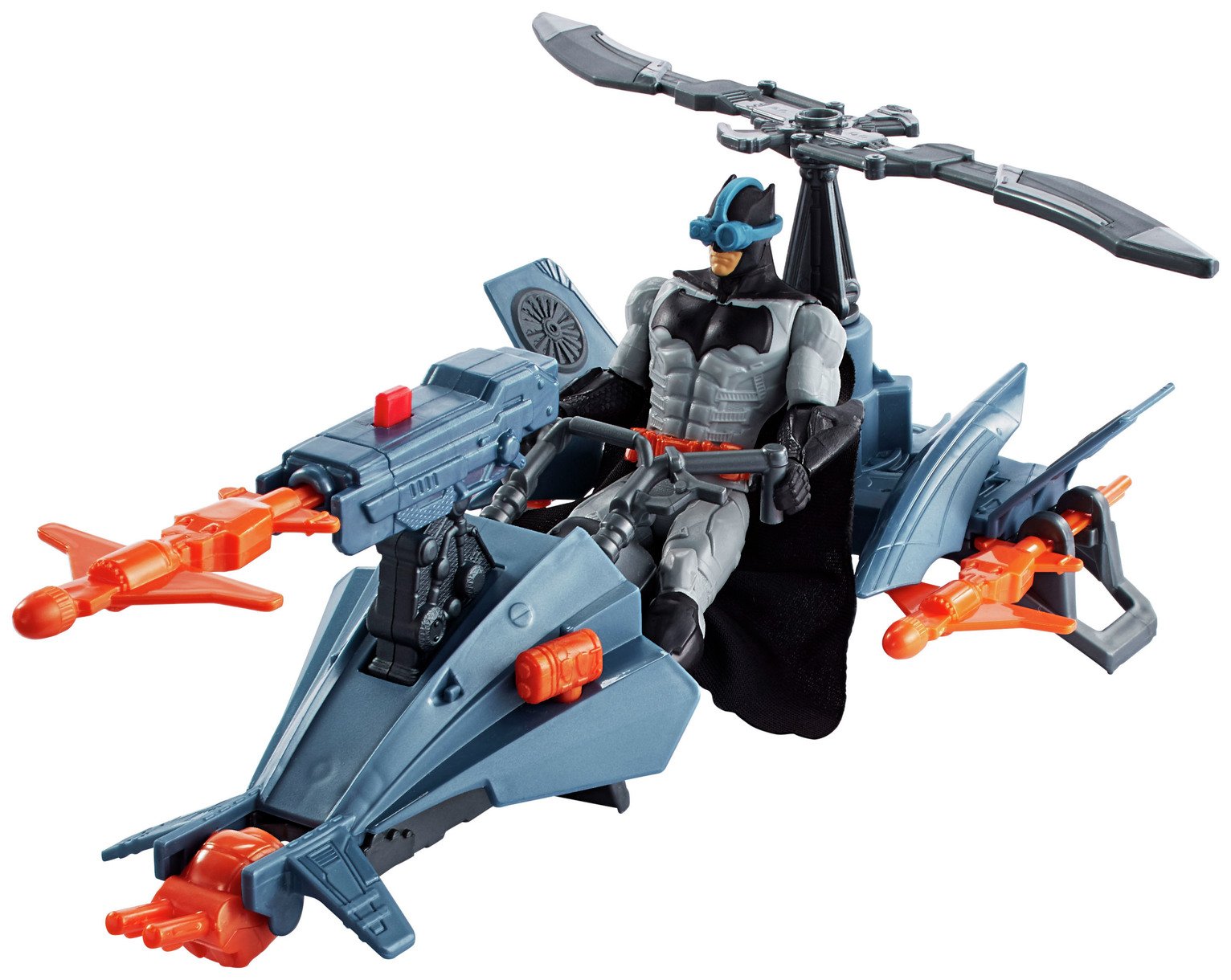 Justice League Batman & Batcopter Vehicle and Figure