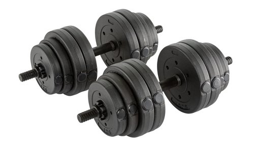 Buy Opti Vinyl Barbell and Dumbbell Set 30kg at Ubuy Palestine