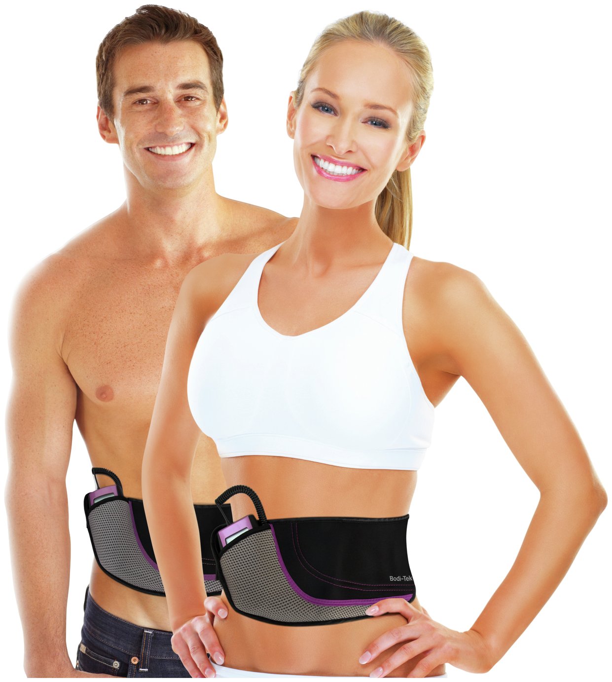 Bodi-Tek Ab Toning, Exercising and Firming Belt - Purple