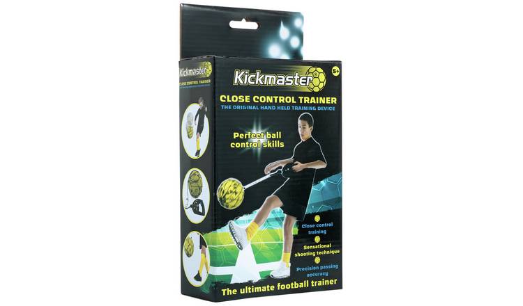 Kickmaster Close Ball Control Football Soccer Trainer Black Re-Coil Mechanism 