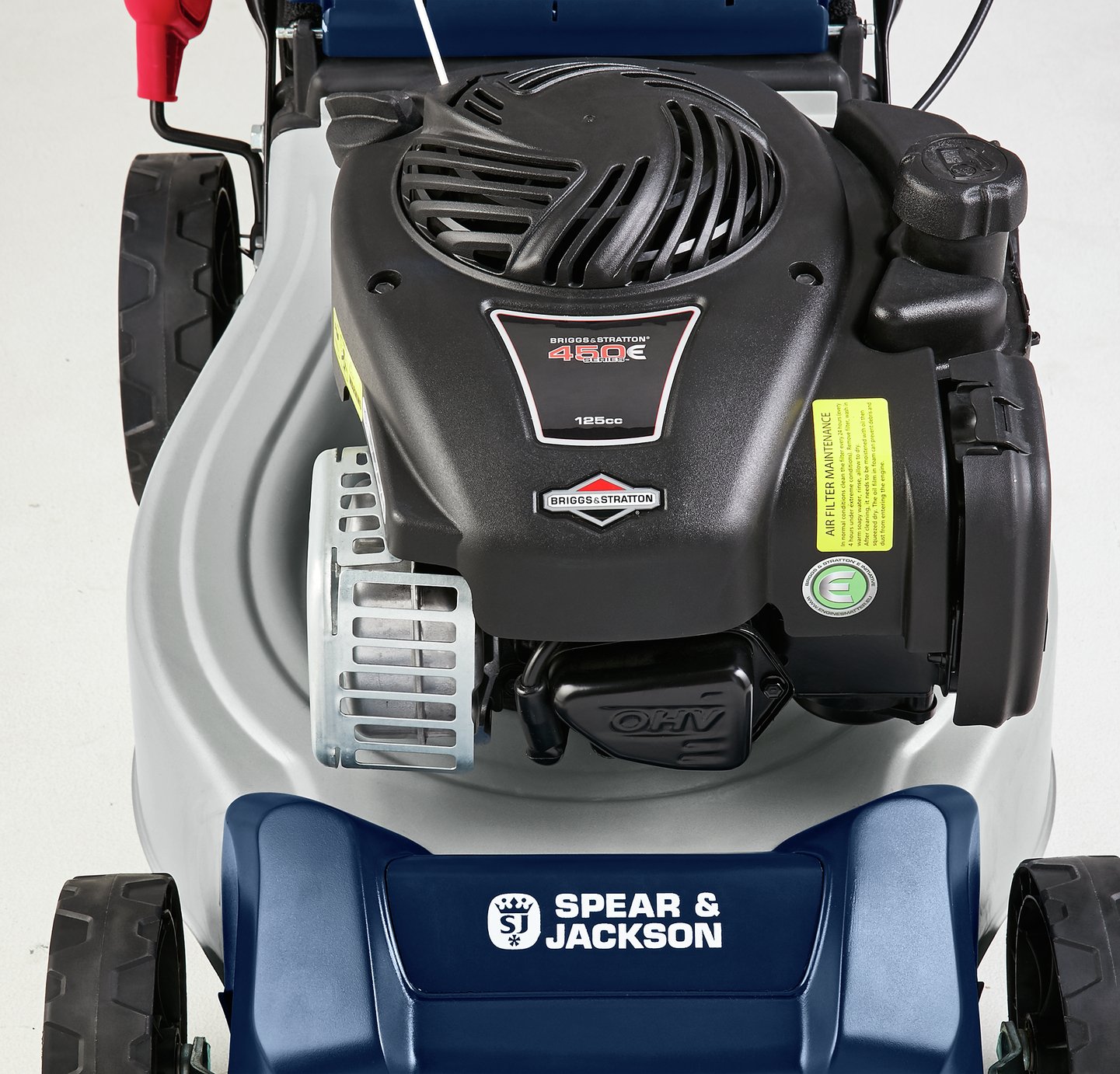 125cc. Spear /& Jackson 41cm Self Propelled Petrol Lawnmower