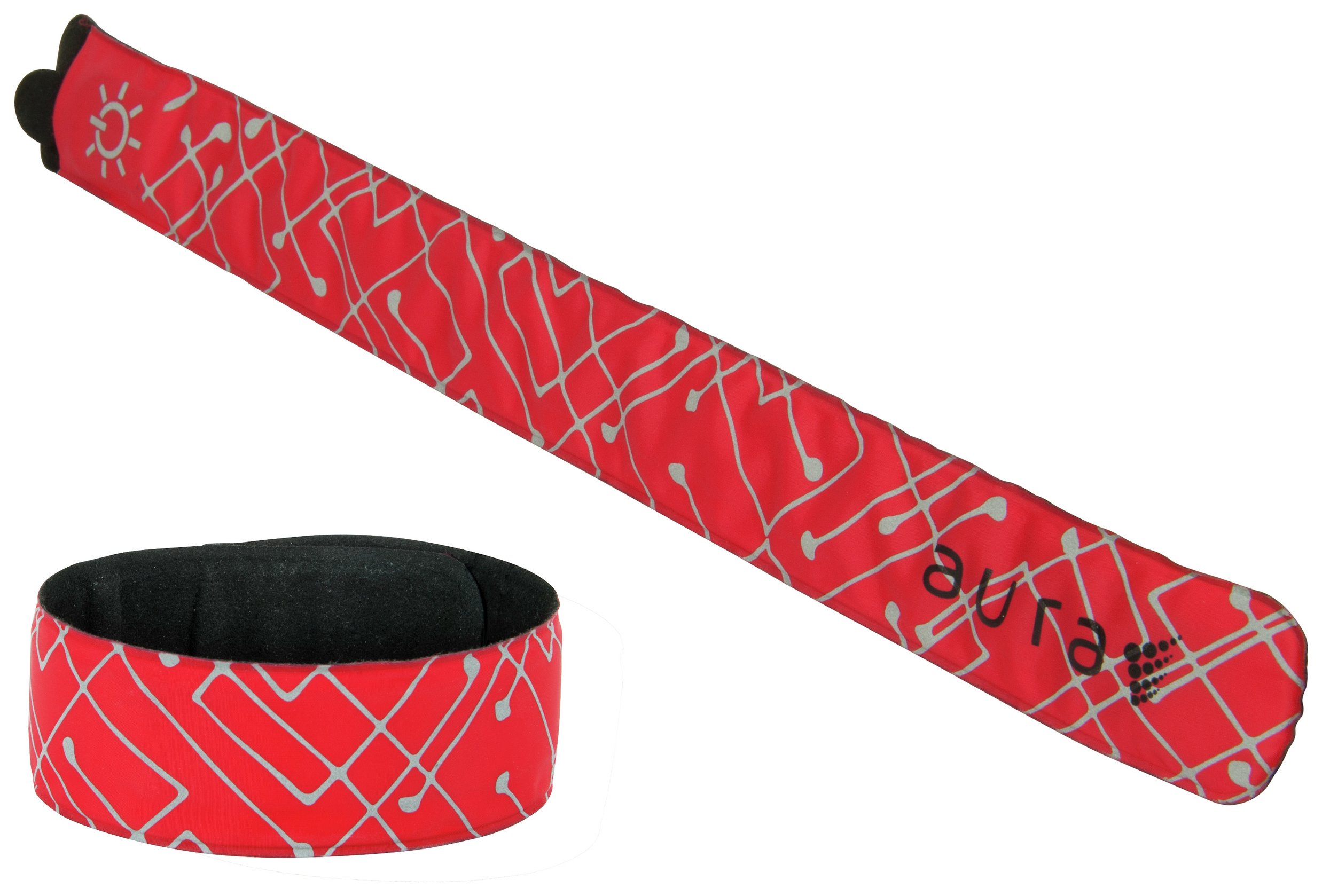 Aura LED Red Slap Band - Twin Pack