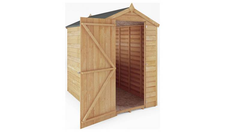 Mercia Wooden 6 x 4ft Overlap Windowless Shed