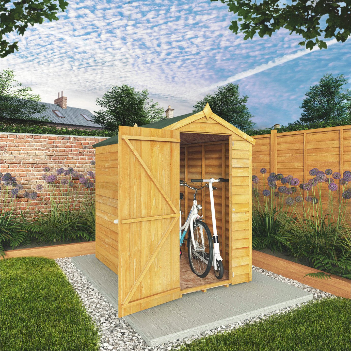 Mercia Wooden 6 x 4ft Overlap Windowless Shed Review