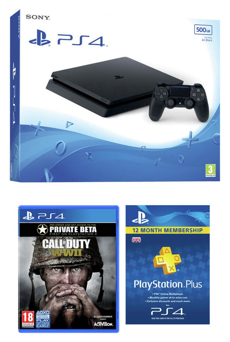 PS4 Console 500GB with Call of Duty WWII & PS Plus Pre-Order Review