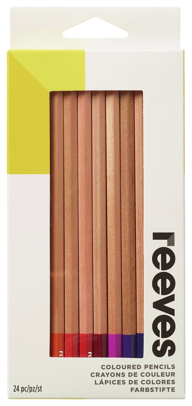 Reeves Coloured Pencil Set - 24 Pieces