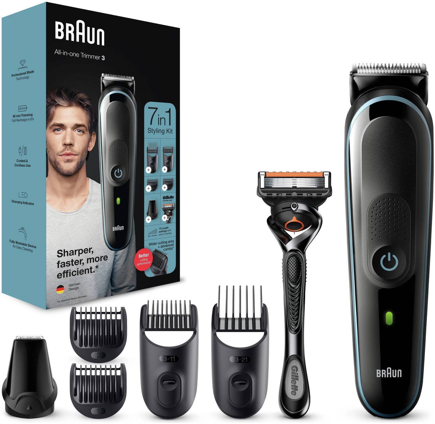 Braun 7in1 Beard Trimmer and Hair Clipper Kit MGK 3045/3245 Review