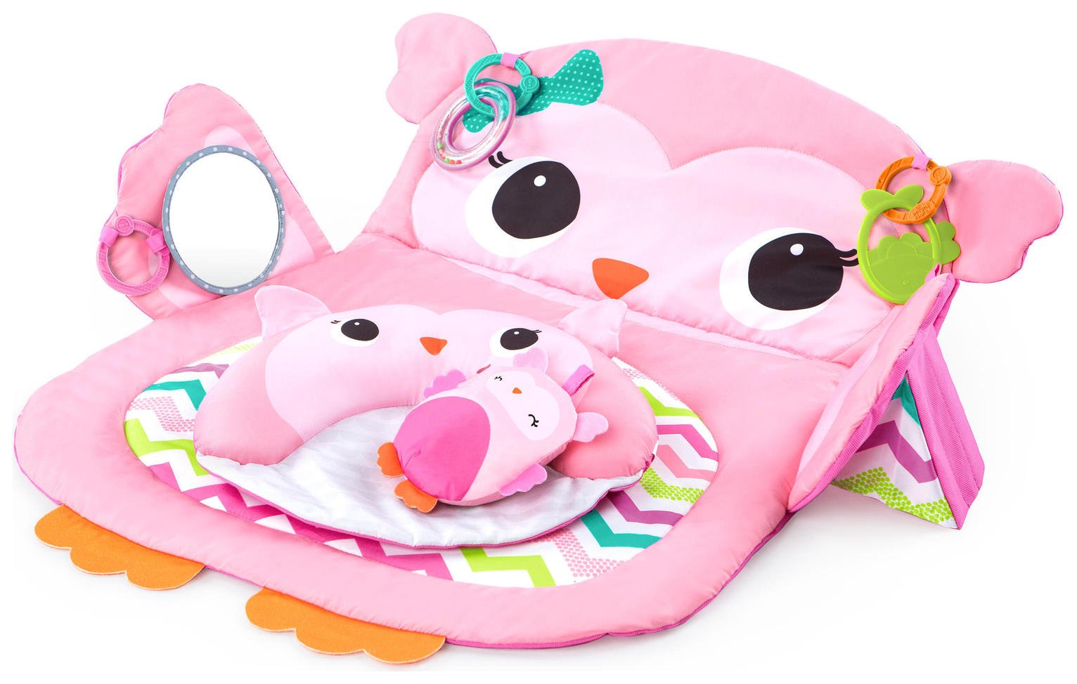 Bright Starts Tummy Time Prop and Play Owl review