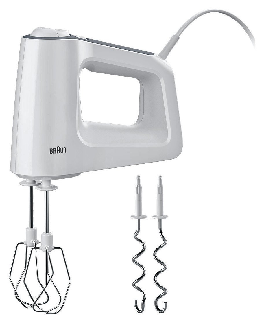 Braun HM3100WH SmartMix Electric Hand Mixer - White