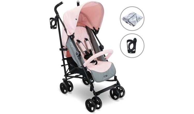 Buy My Babiie MB02 Lightweight Stroller Pink and Grey Prams and pushchairs Argos