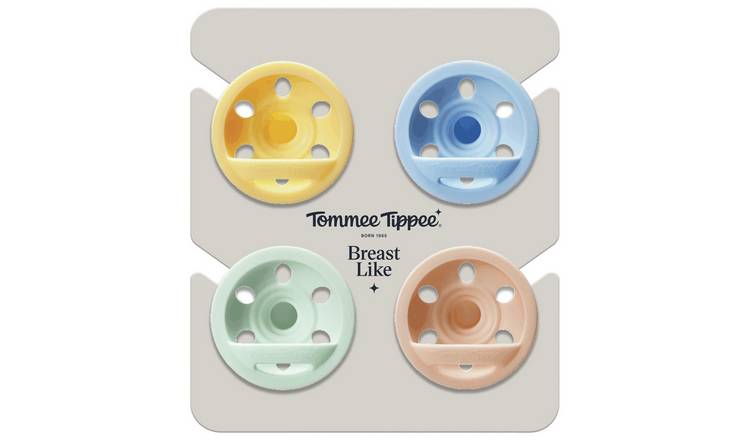 Tommee Tippee Of 4 Pack  Breast Like Soothers Baby Bottles