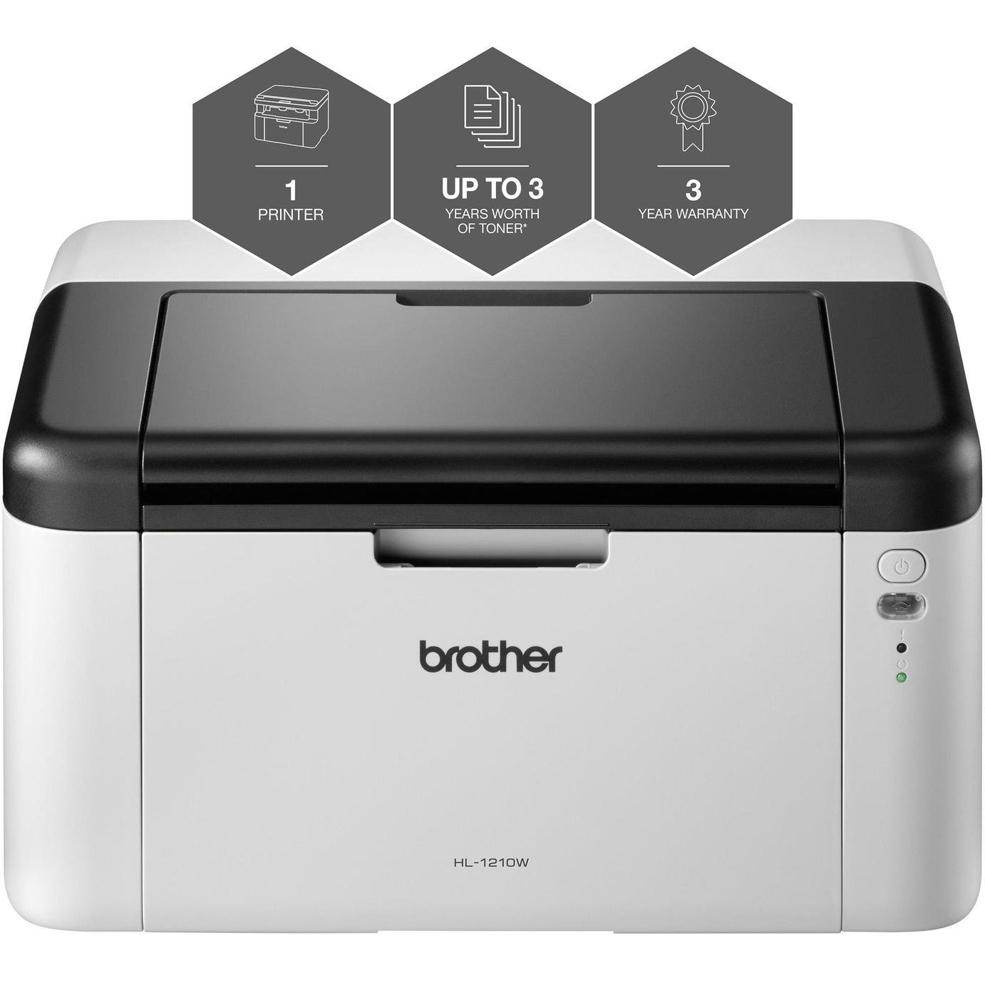 Brother HL1210W Wireless Mono Laser Printer Bundle Review