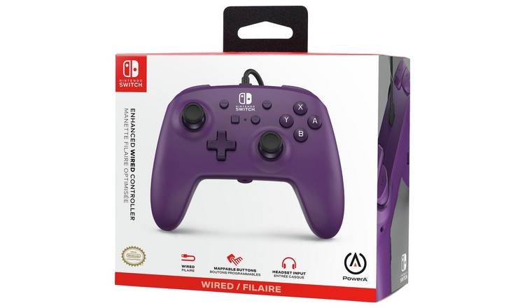 Powera Nintendo Switch Controllers Purple PowerA Gamecube Style