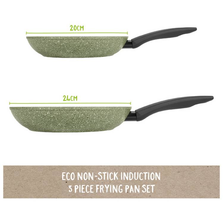 Prestige Eco Twin Aluminium Frying Pan Set 0
