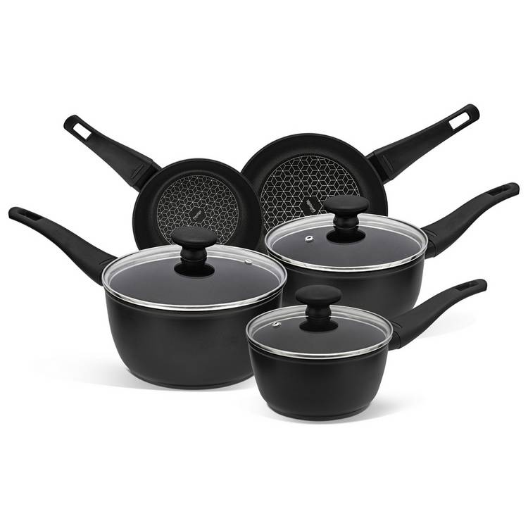 Prestige Thermo Smart 5 Piece Cookware Set - Black 0