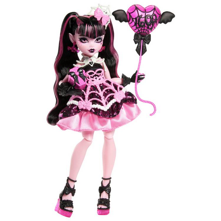 Monster High Scary Sweet Birthday Draculaura Doll & Gift 0