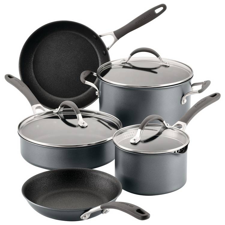 Circulon Scratch Defense 5 Piece Aluminium Cookware Set 0