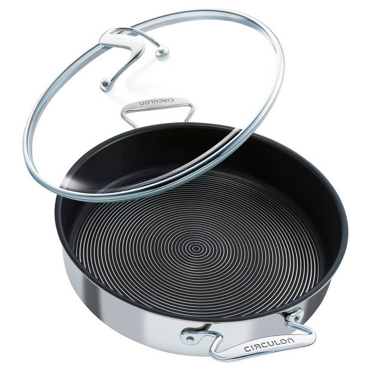 Circulon C Series 30cm Stainless Steel Saute Pan  0