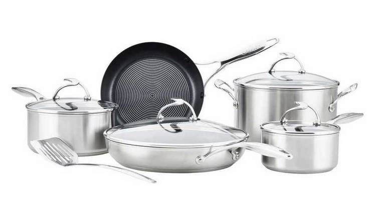 Circulon S Series 5 Piece Stainless Steel Pan Set 