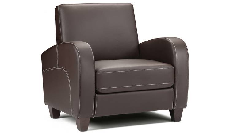 Julian Bowen Vivo Fabric Armchair - Brown