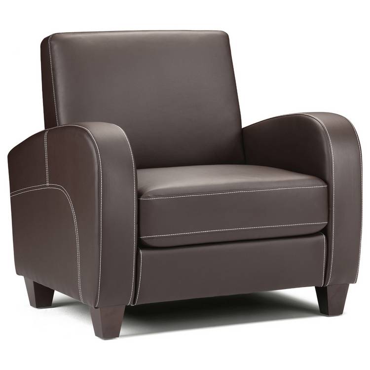 Julian Bowen Vivo Fabric Armchair - Brown 0